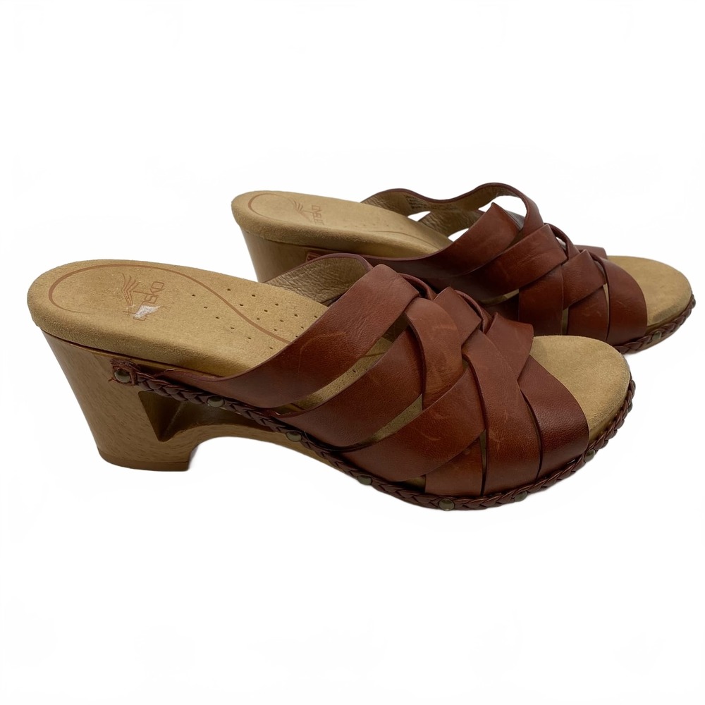 Dansko Tan Beige Slip-On Sandals | Womens 37EU